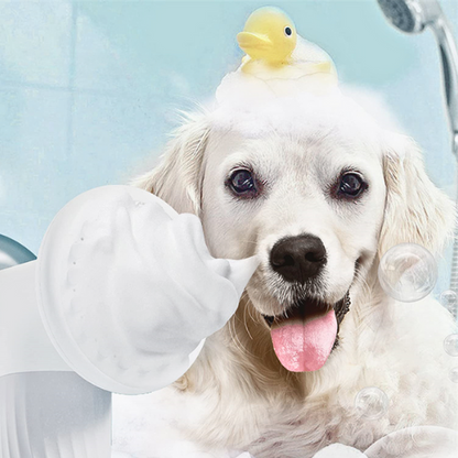 ShowerJoy Smart Pet Bath Brush & Massager With Soap Dispenser