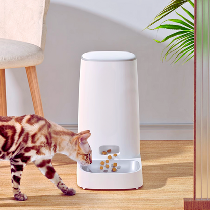 Smart Automatic Pet Feeder - 4L Capacity (App/Button Controlled)